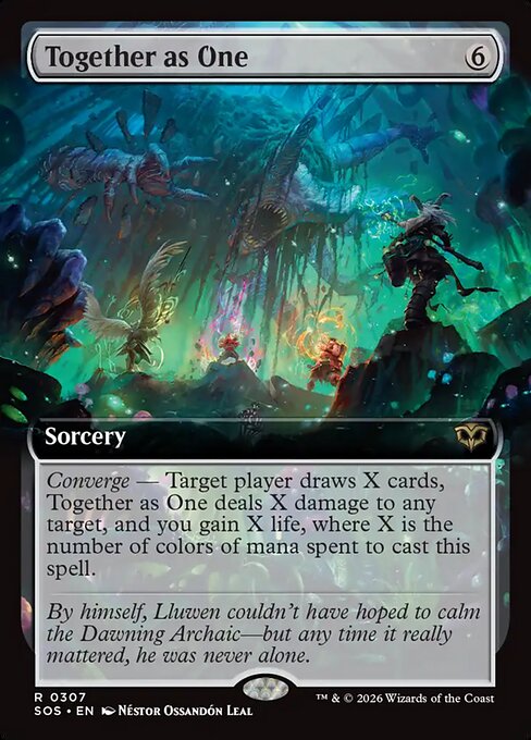 SOS, Together as One, (Extended Art), 307, R, Near Mint, (Foil), EN