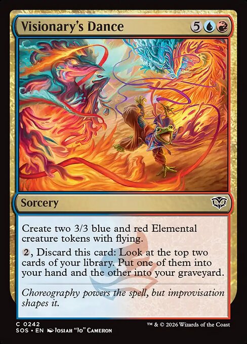 SOS, Visionary's Dance, Standard, 242, C, Near Mint, Normal, EN