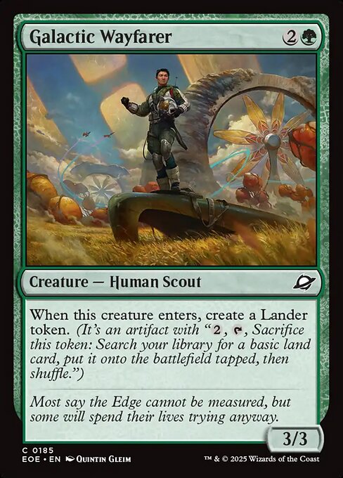 EOE, Galactic Wayfarer, Standard, 185, C, Near Mint, (Foil), EN