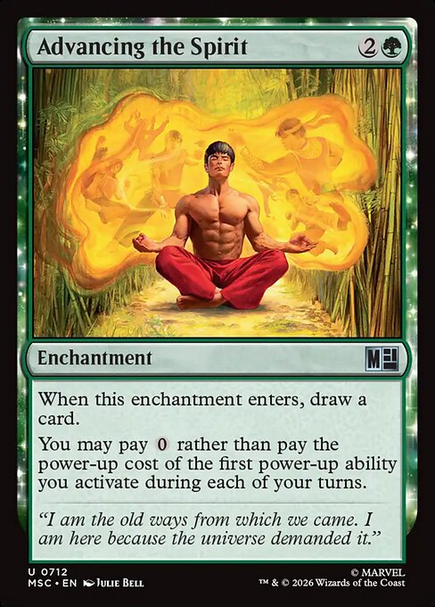 MSC, Advancing the Spirit, Standard, 712, U, Near Mint, Normal, EN