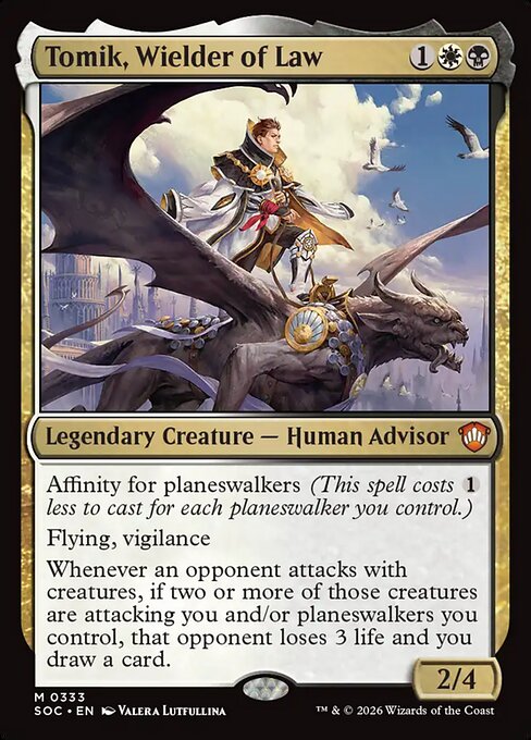 SOC, Tomik, Wielder of Law, Standard, 333, M, Near Mint, Normal, EN