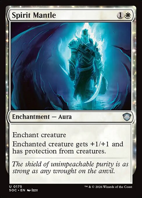 SOC, Spirit Mantle, Standard, 175, U, Near Mint, Normal, EN