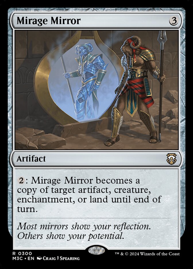 M3C, Mirage Mirror, Standard, 300, R, Near Mint, Normal, EN