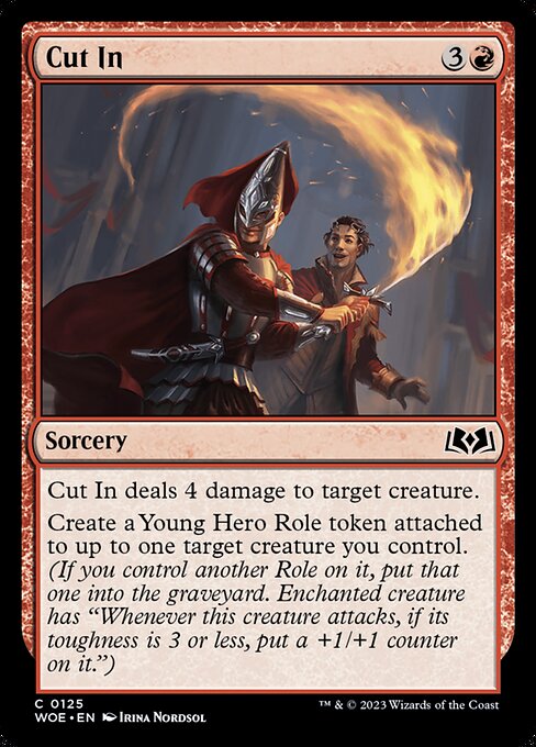 WOE, Cut In, Standard, 125, C, Near Mint, Normal, EN