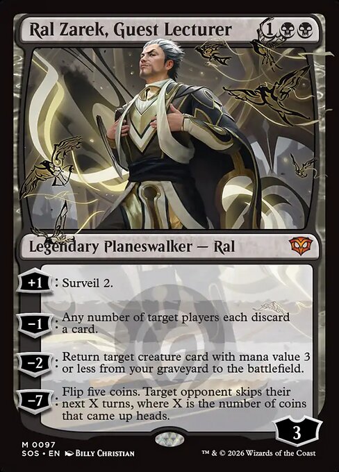 SOS, Ral Zarek, Guest Lecturer, Standard, 97, M, Near Mint, Normal, EN