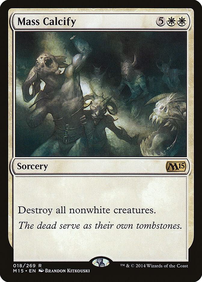M15, Mass Calcify, Standard, 18, R, Near Mint, Normal, EN