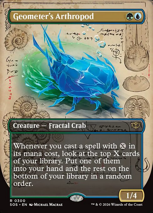 SOS, Geometer's Arthropod, (Showcase), 300, R, Near Mint, (Foil), EN