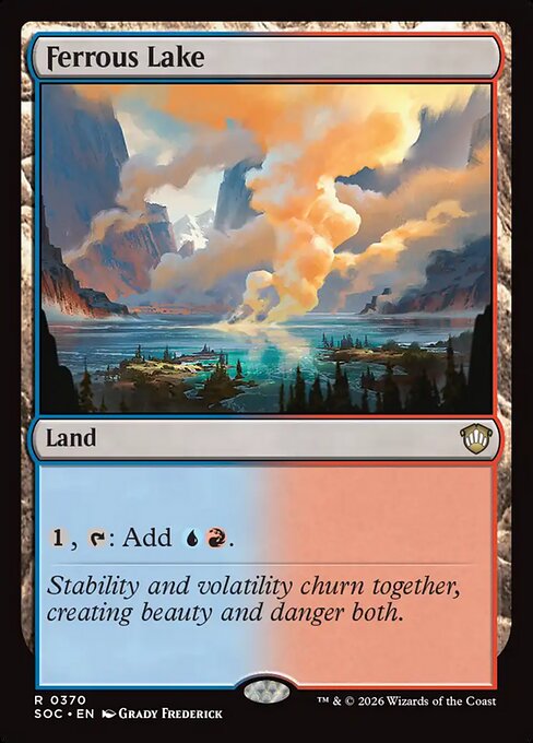 SOC, Ferrous Lake, Standard, 370, R, Near Mint, Normal, EN