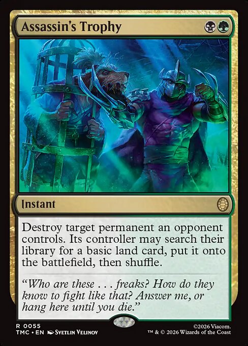 TMC, Assassin's Trophy, Standard, 55, R, Near Mint, (Foil), EN