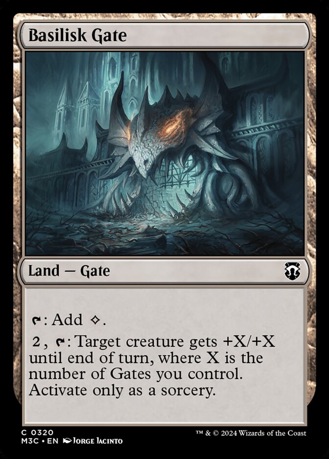 M3C, Basilisk Gate, Standard, 320, C, Near Mint, Normal, EN