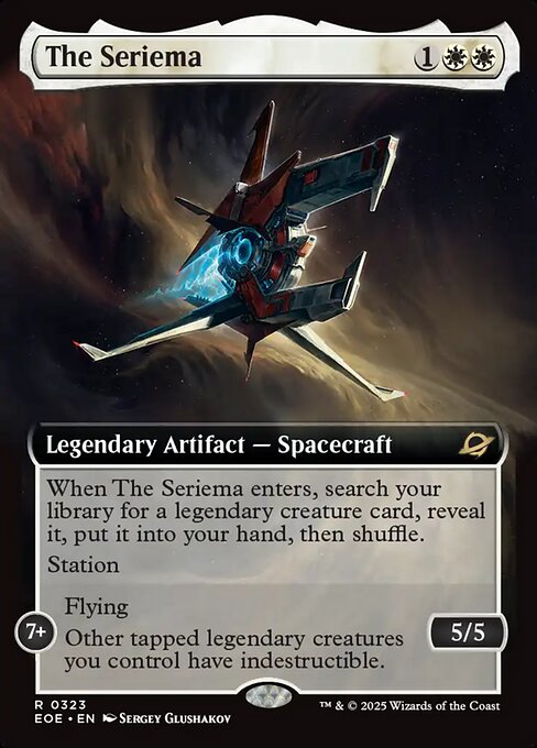 EOE, The Seriema, (Extended Art), 323, R, Near Mint, (Foil), EN