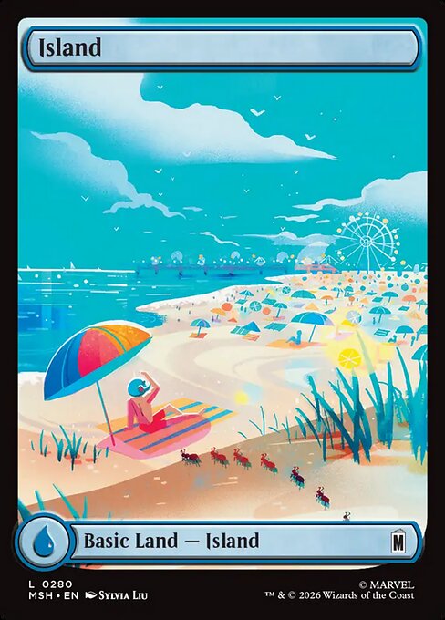 MSH, Island, (Full Art), 280, C, Near Mint, (Foil), EN