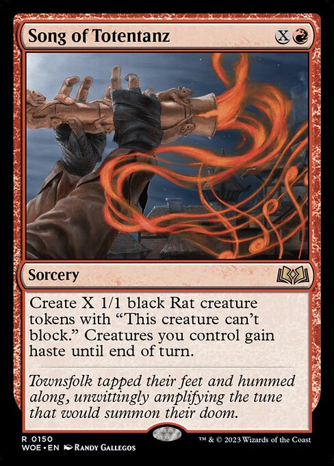 WOE, Song of Totentanz, Standard, 150, R, Near Mint, Normal, EN