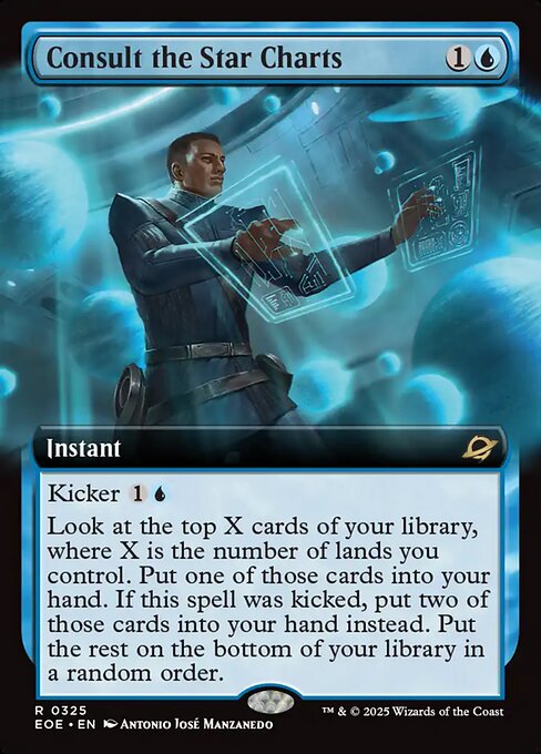 EOE, Consult the Star Charts, (Extended Art), 325, R, Near Mint, Normal, EN
