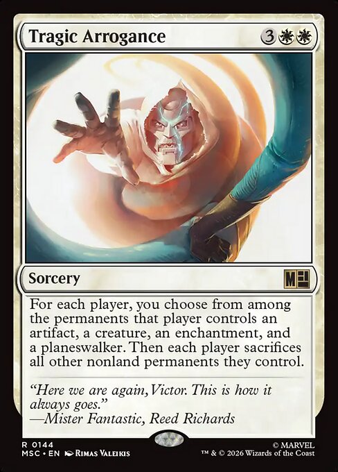 MSC, Tragic Arrogance, Standard, 144, R, Near Mint, Normal, EN