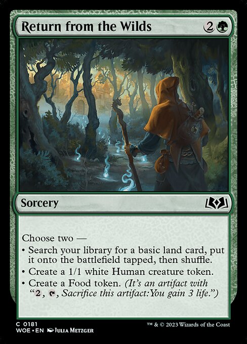 WOE, Return from the Wilds, Standard, 181, C, Near Mint, Normal, EN