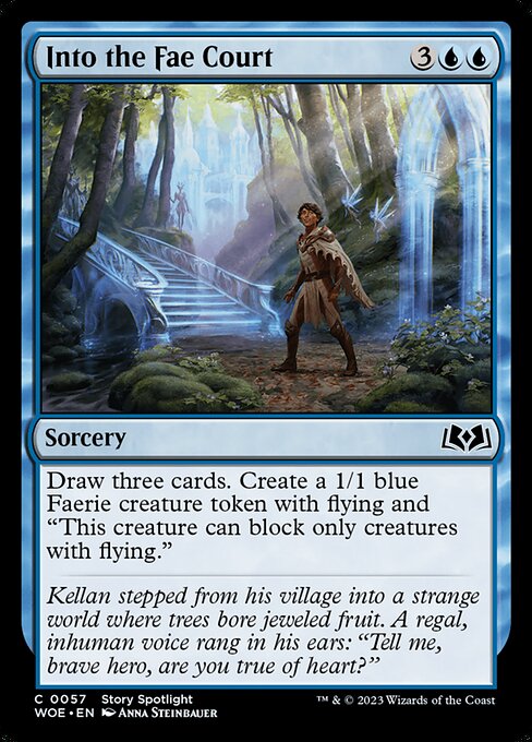 WOE, Into the Fae Court, Standard, 57, C, Near Mint, (Foil), EN
