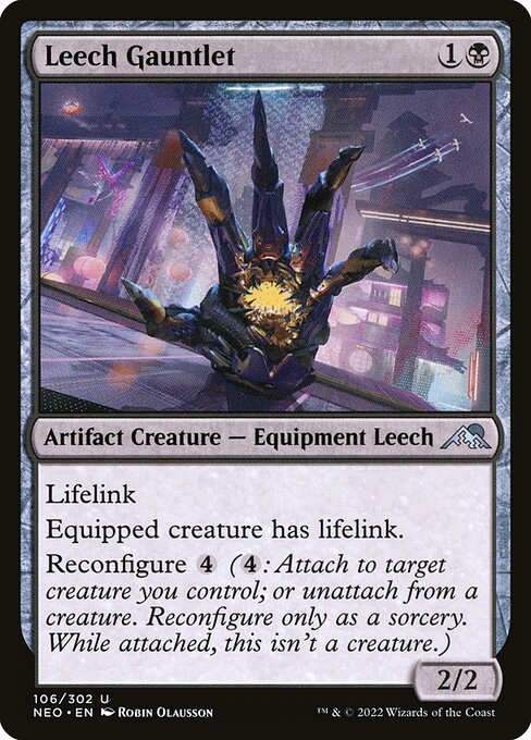 NEO, Leech Gauntlet, Standard, 106, U, Near Mint, (Foil), EN