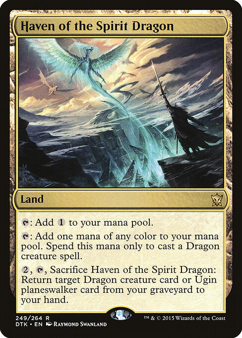DTK, Haven of the Spirit Dragon, Standard, 249, R, Near Mint, Normal, EN