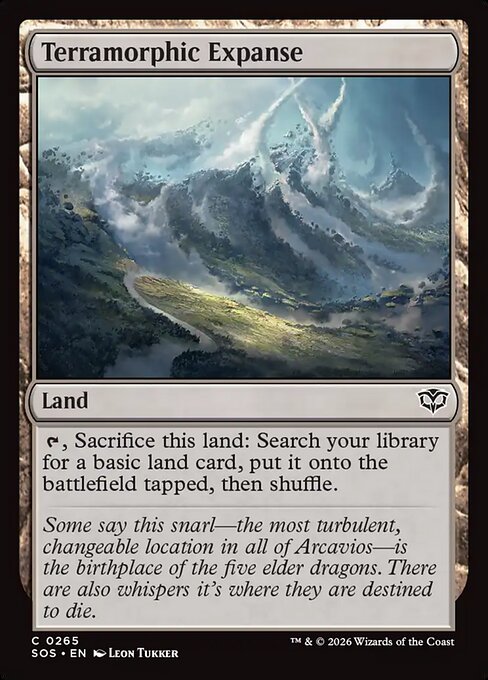 SOS, Terramorphic Expanse, Standard, 265, C, Near Mint, Normal, EN