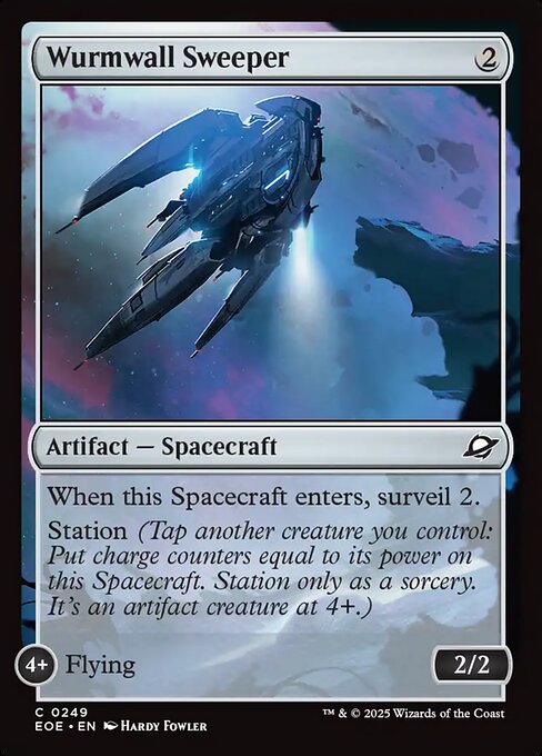 EOE, Wurmwall Sweeper, Standard, 249, C, Near Mint, (Foil), EN