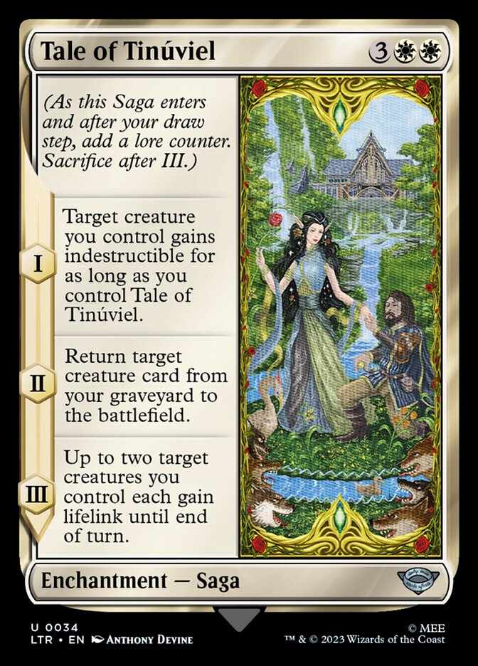 LTR, Tale of Tinúviel, Standard, 34, U, Near Mint, Normal, EN