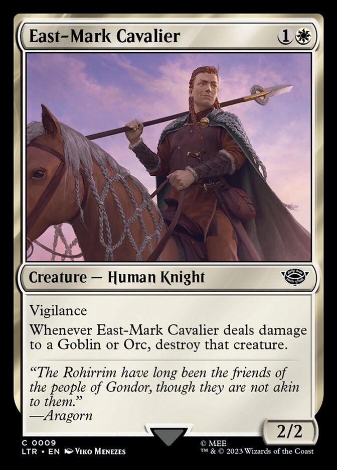 LTR, East-Mark Cavalier, Standard, 9, C, Near Mint, Normal, EN