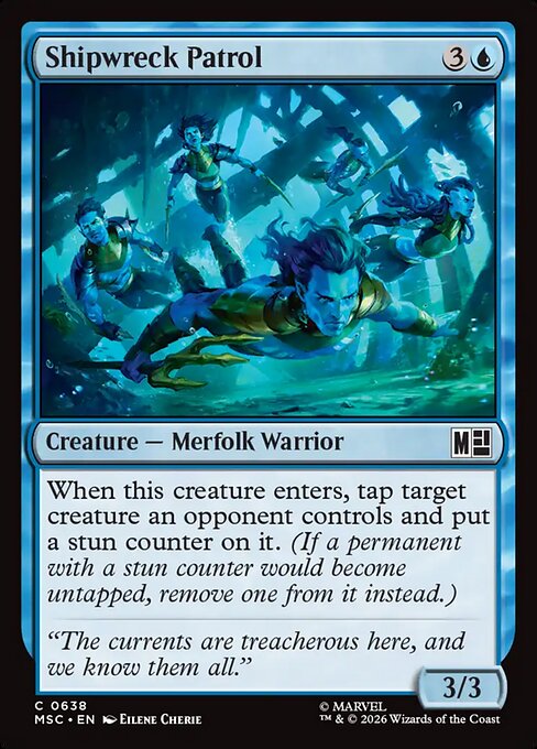 MSC, Shipwreck Patrol, Standard, 638, C, Near Mint, Normal, EN