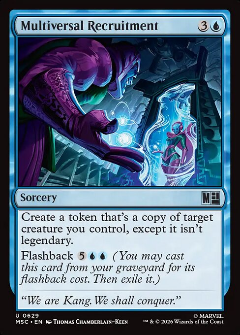 MSC, Multiversal Recruitment, Standard, 629, U, Near Mint, Normal, EN