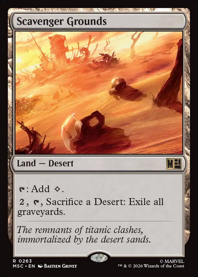 MSC, Scavenger Grounds, Standard, 263, R, Near Mint, (Surge Foil), EN