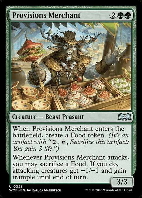 WOE, Provisions Merchant, Standard, 321, U, Near Mint, (Foil), EN