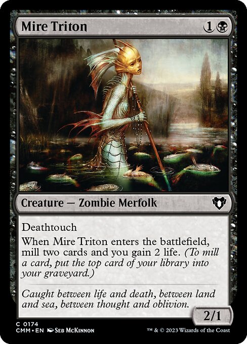 CMM, Mire Triton, Standard, 174, C, Near Mint, (Foil), EN