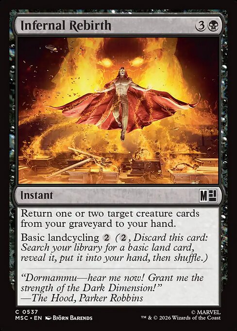 MSC, Infernal Rebirth, Standard, 537, C, Near Mint, Normal, EN