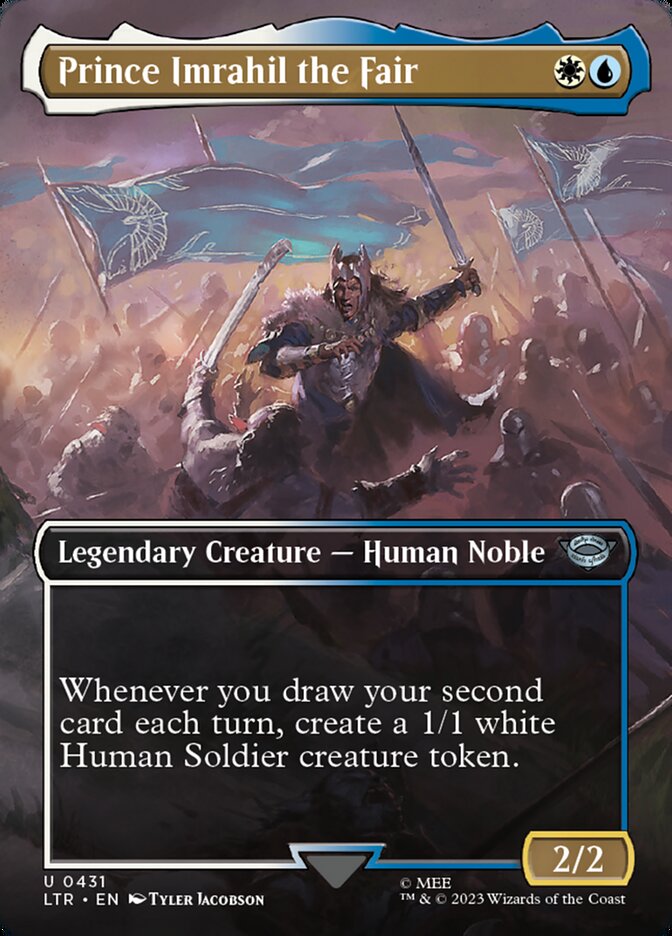 LTR, Prince Imrahil the Fair, (Borderless), 431, U, Near Mint, Normal, EN