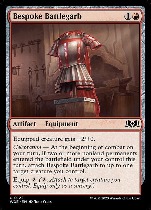 WOE, Bespoke Battlegarb, Standard, 122, C, Near Mint, Normal, EN