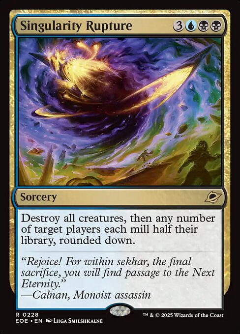 EOE, Singularity Rupture, Standard, 228, R, Near Mint, Normal, EN
