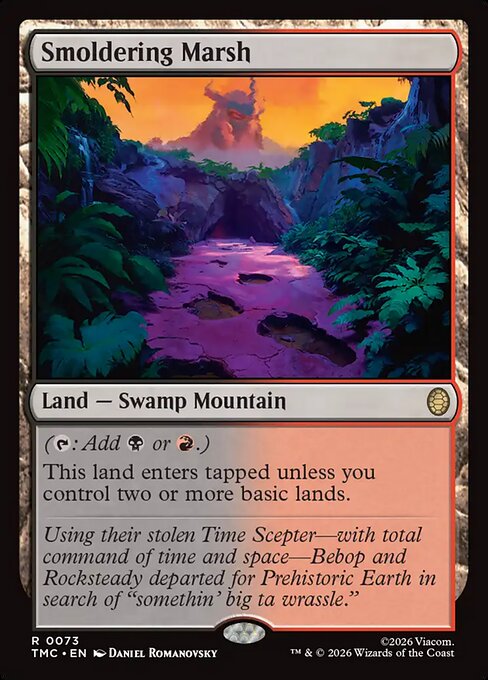 TMC, Smoldering Marsh, Standard, 73, R, Near Mint, (Foil), EN