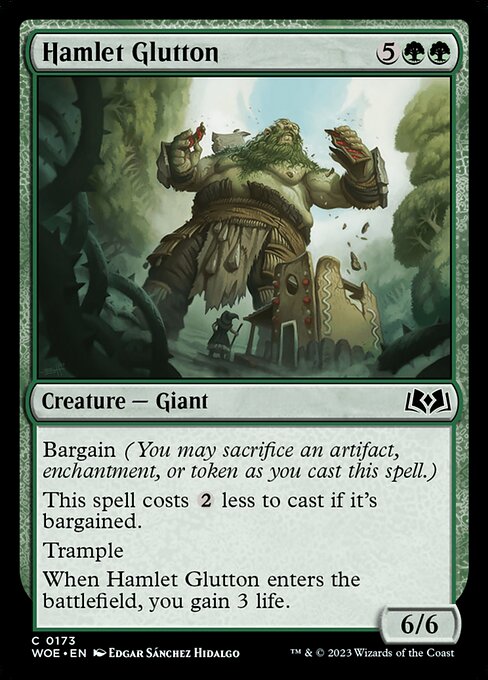 WOE, Hamlet Glutton, Standard, 173, C, Near Mint, Normal, EN