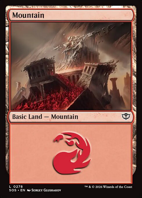 SOS, Mountain, Standard, 278, C, Near Mint, (Foil), EN