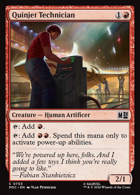 MSC, Quinjet Technician, Standard, 703, C, Near Mint, Normal, EN