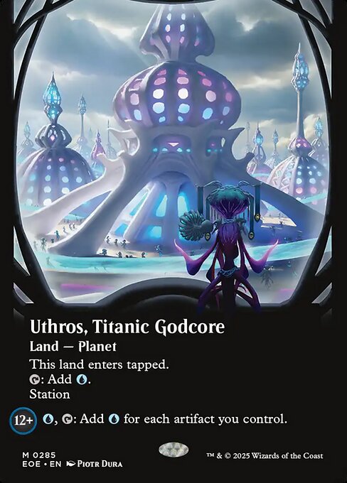 EOE, Uthros, Titanic Godcore, (Showcase), 285, M, Near Mint, (Foil), EN