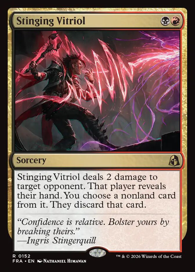 FRA, Stinging Vitriol, Standard, 152, R, Near Mint, Normal, EN