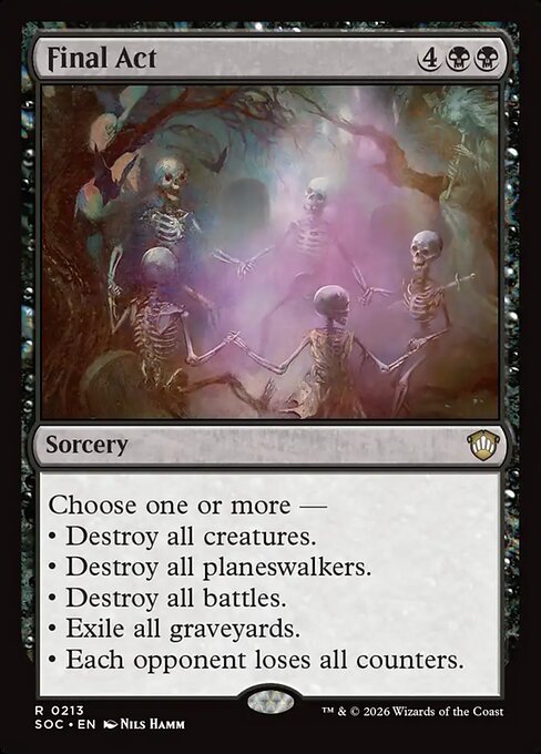 SOC, Final Act, Standard, 213, R, Near Mint, Normal, EN