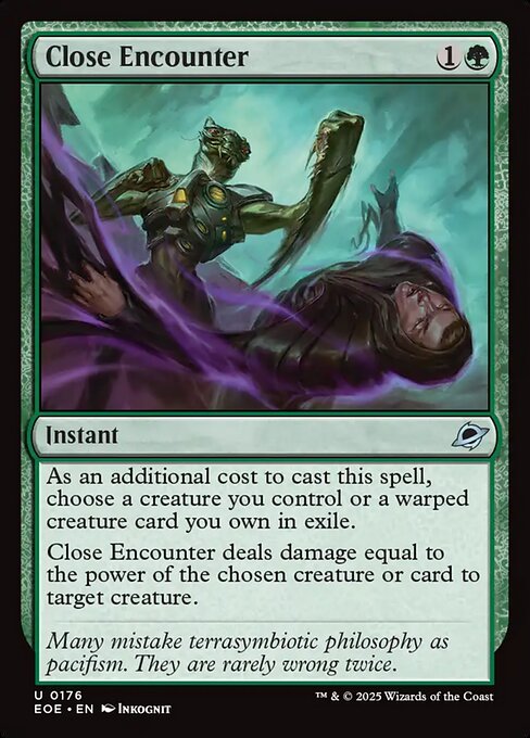 EOE, Close Encounter, Standard, 176, U, Near Mint, Normal, EN