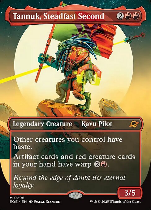 EOE, Tannuk, Steadfast Second, (Borderless), 296, M, Near Mint, (Foil), EN