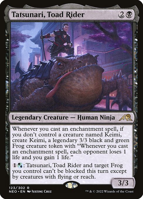 NEO, Tatsunari, Toad Rider, Standard, 123, R, Near Mint, Normal, EN