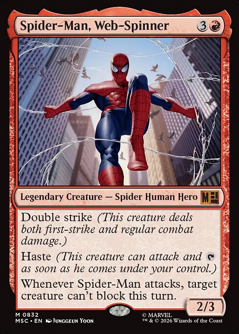 MSC, Spider-Man, Web-Spinner, Standard, 832, M, Near Mint, Normal, EN