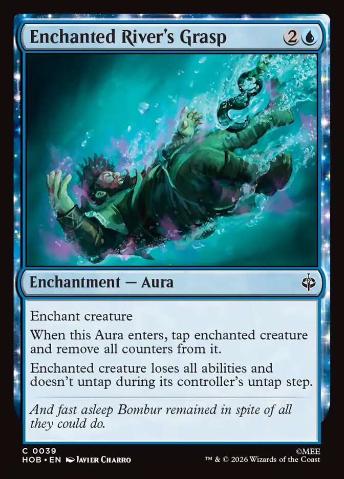 HOB, Enchanted River's Grasp, Standard, 39, C, Near Mint, (Foil), EN