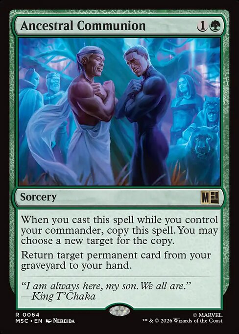 MSC, Ancestral Communion, Standard, 64, R, Near Mint, Normal, EN