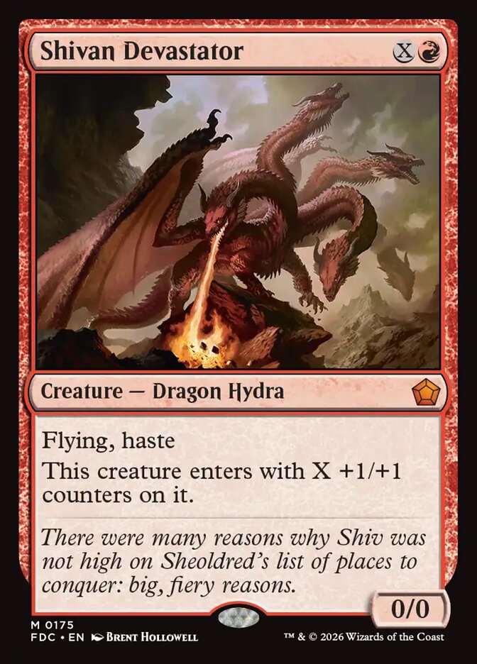FDC, Shivan Devastator, Standard, 175, M, Near Mint, Normal, EN